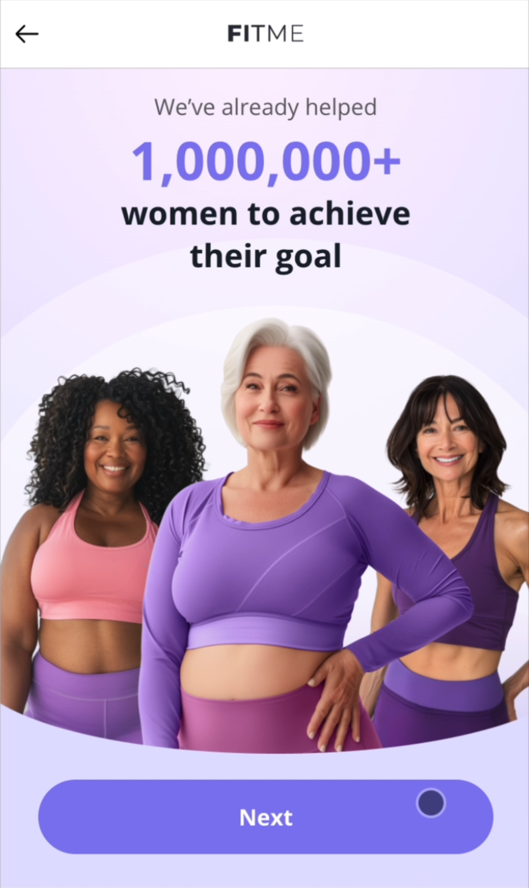FitMe social proof