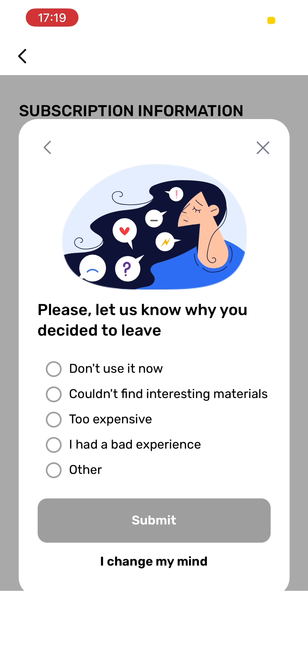 Wisey cancel survey