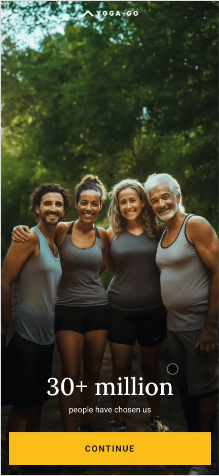 Yoga-Go 30 million social proof